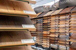 a variety of wood flooring