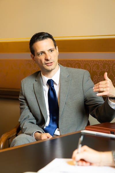 Michigan Retailers Association's Drew Beardslee advocating on behalf of retailers