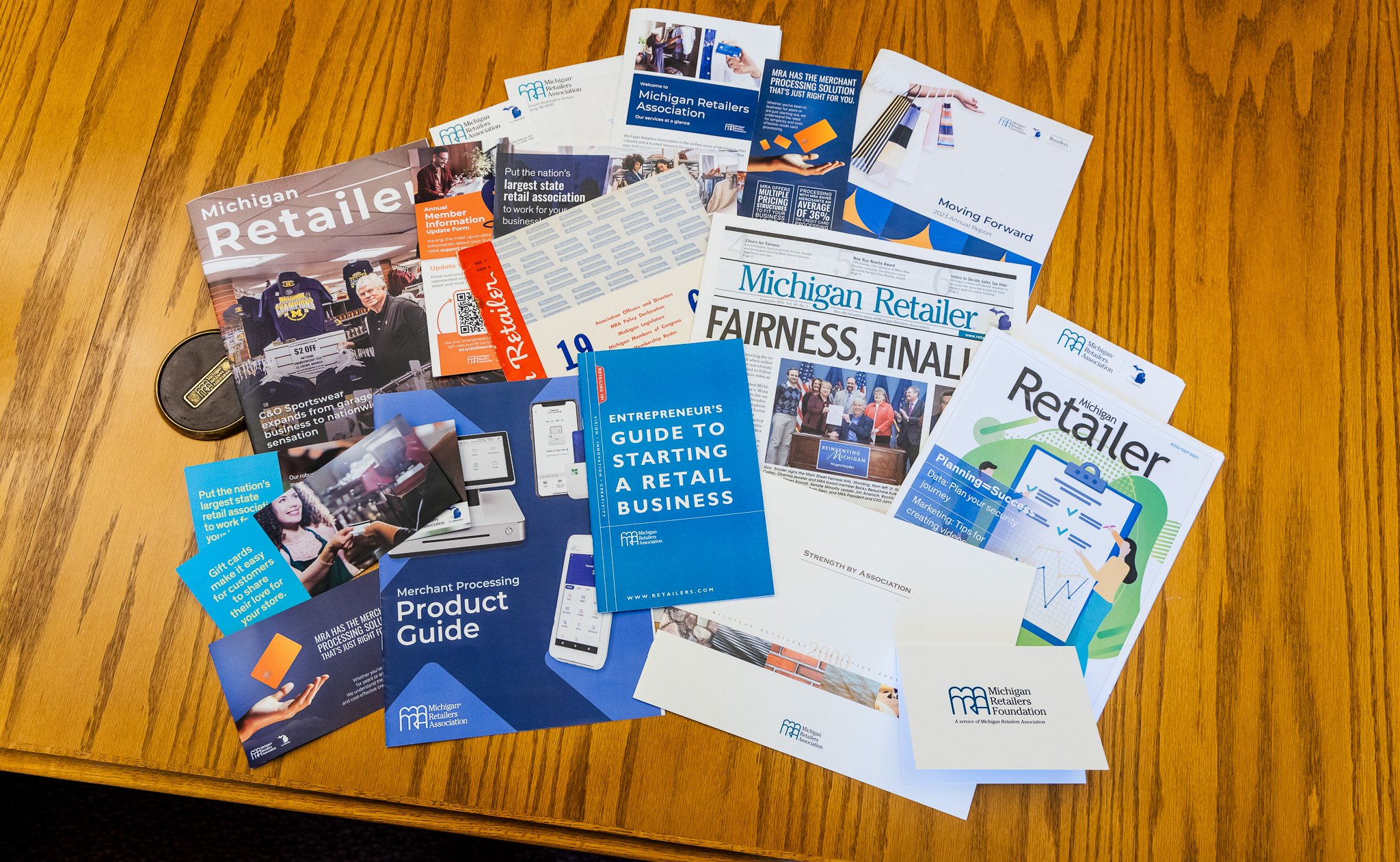 Historic collateral from Michigan Retailers Association