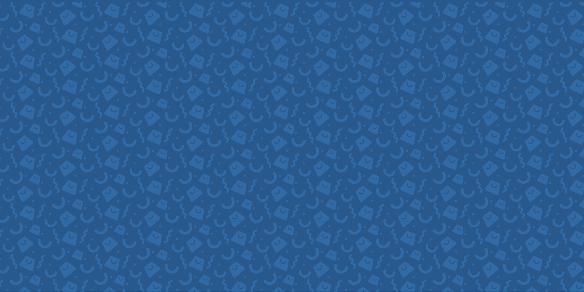 Retailers Blue Party Pattern Hero Image