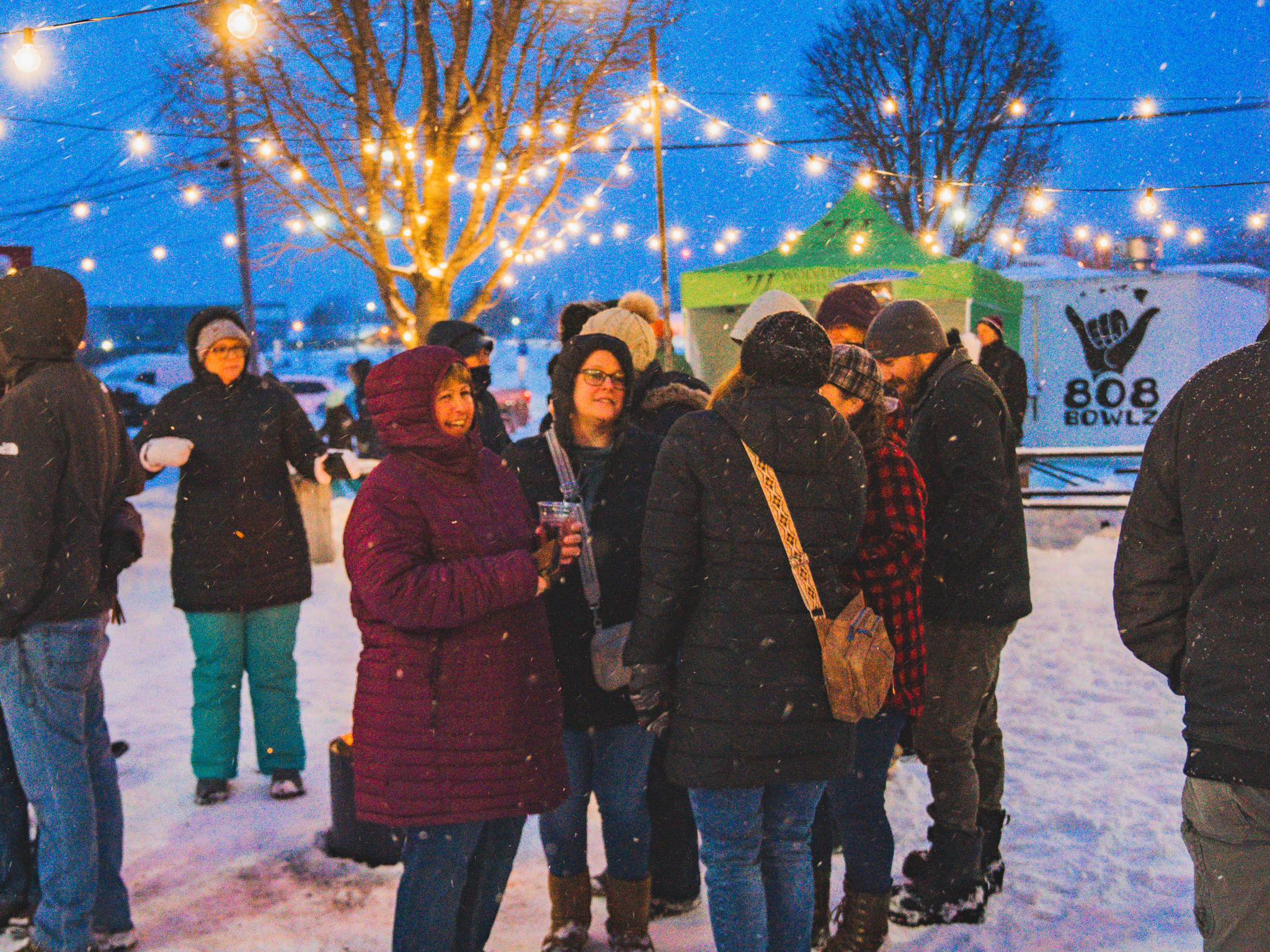 winter social district users